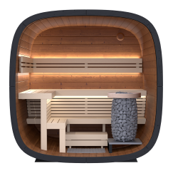 Lauko pirtis ROUND CUBE MINI 2.0 | Modulinė pirtis
